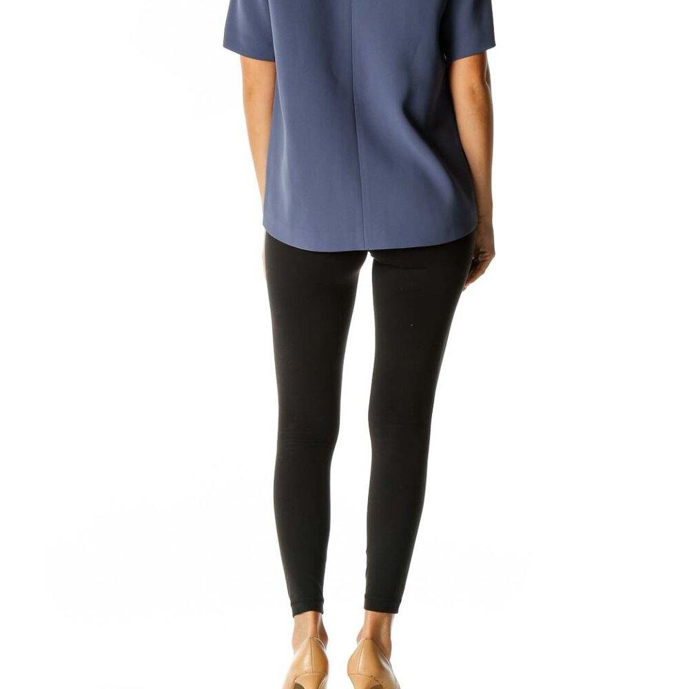 Trademark Blue Solid Casual T-Shirt - Picture 3 of 3